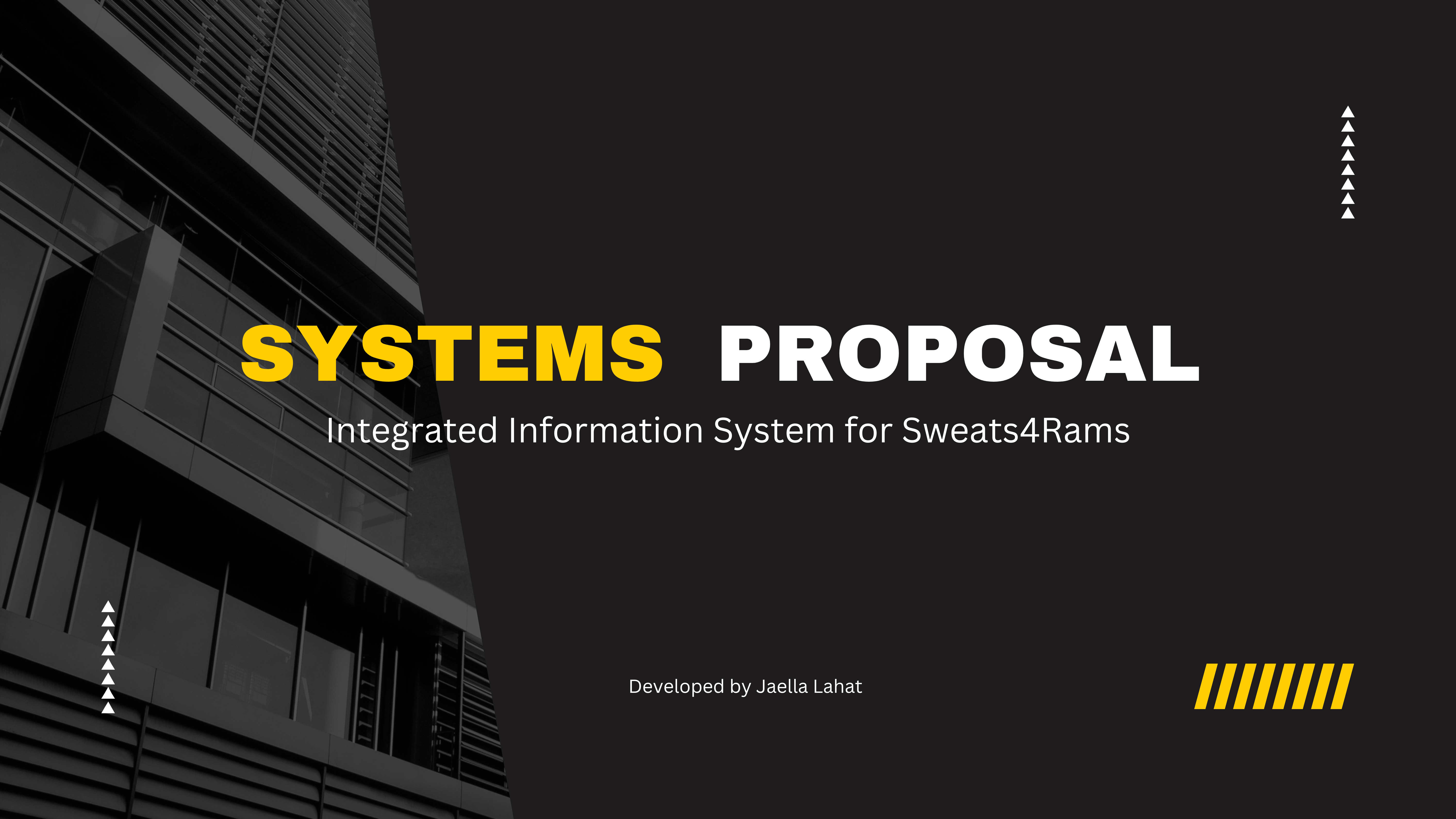 An image to represent the Systems Proposal project.