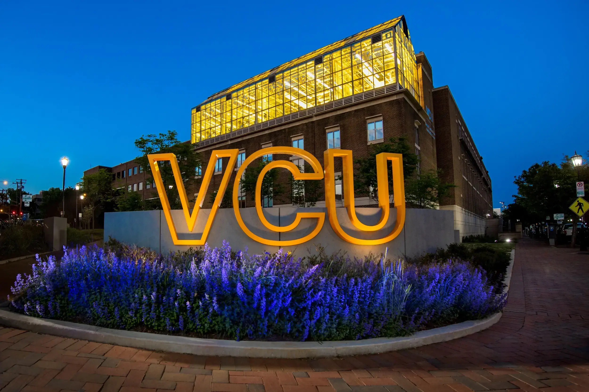 An image of the VCU sign.