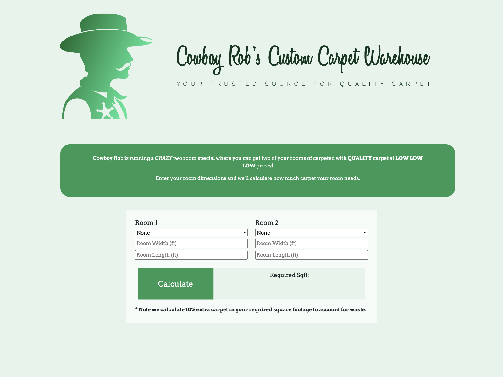 Cowboy Rob's Calculator Website Page